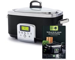 GreenPan Elite Slowcooker 6L - PFAS-vrije antikleeflaag - Leddisplay met kookprogramma's -…