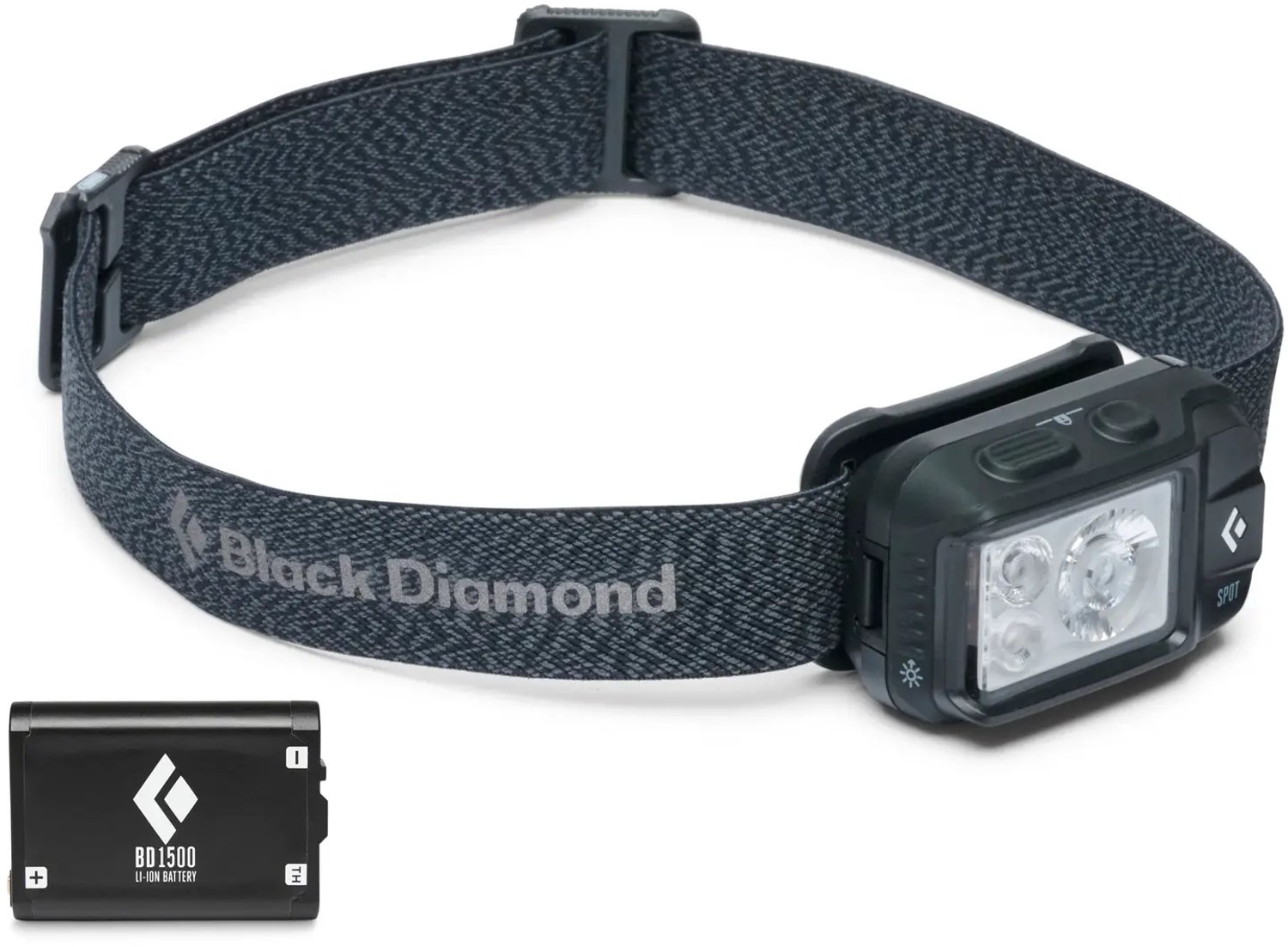 Black Diamond - Hoofdlamp - verlichting - Lumen -Spot 450 - DFR - battery included - Black NEW