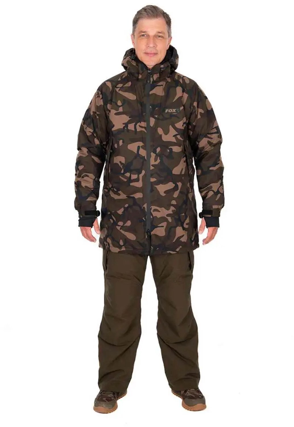 Hooded jacket Fox Sherpa-Tec 3 4 Camo