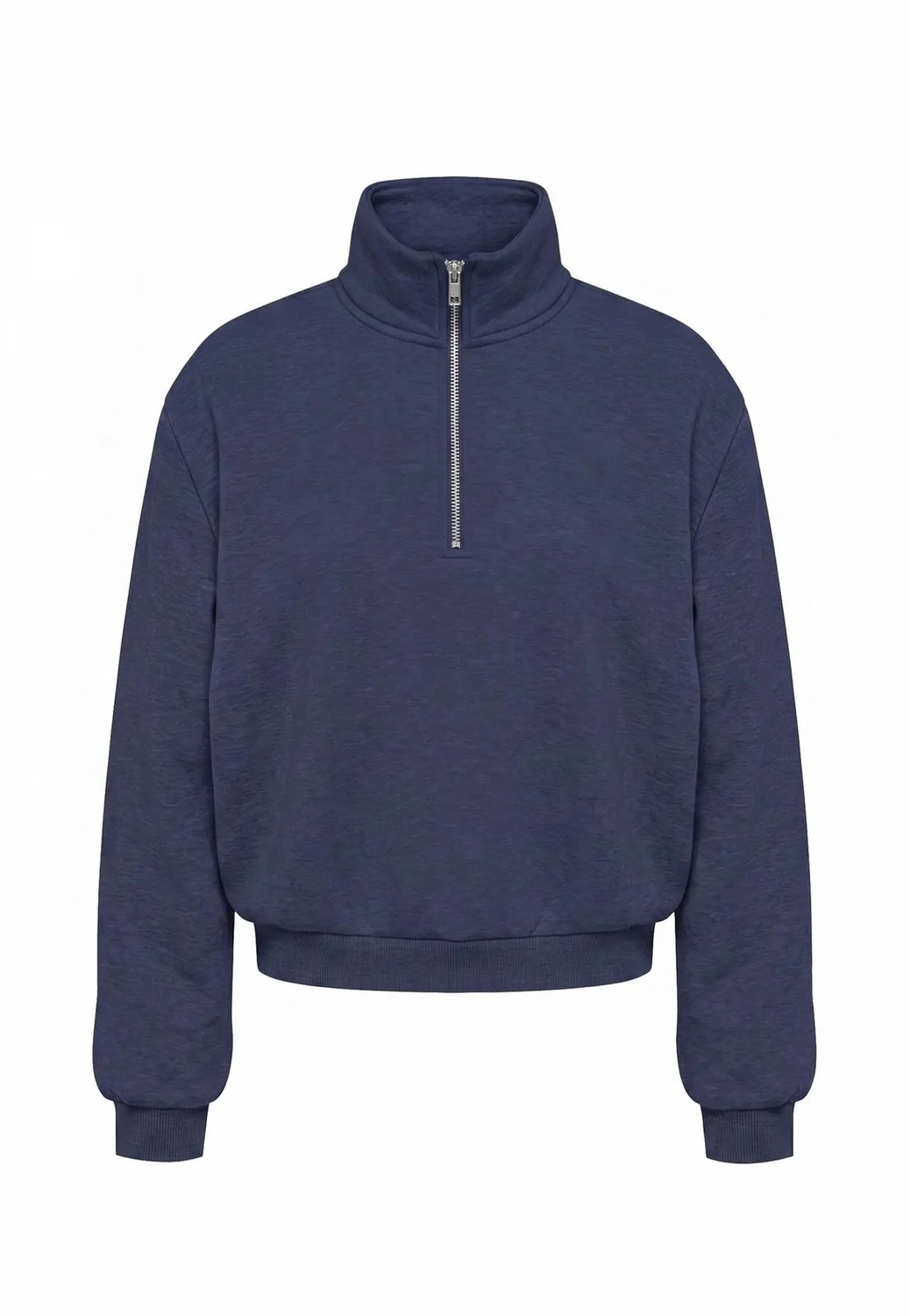 Sweatshirt loose 1/2 zip dames Urban Classics Troyer Lightnavy
