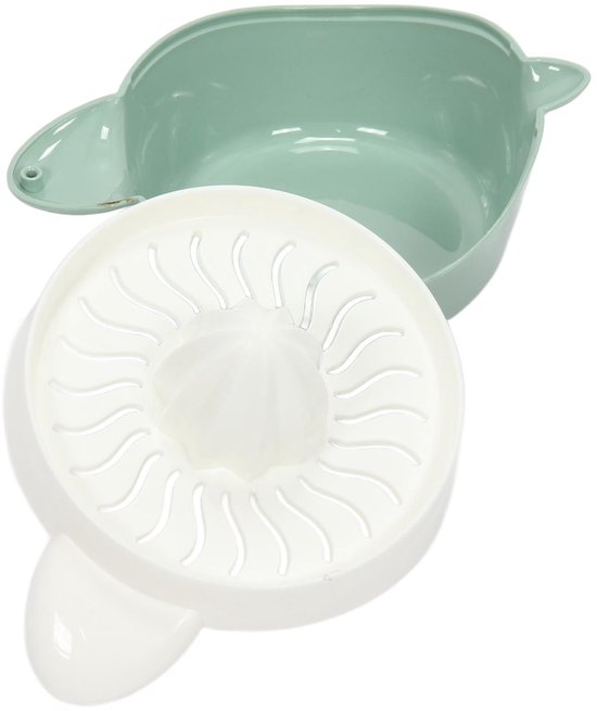 EH Excellent Houseware - Citruspers met een container met tuit, 17 x 12,5 x 10,5 cm - lichtgroen van EH Excellent Houseware — afbeelding 4