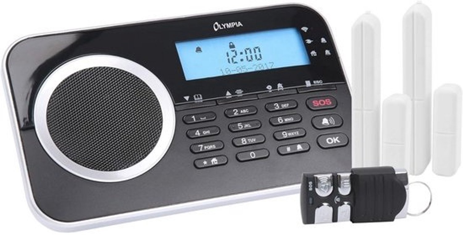 Alarmsysteem - LCD-display en veilige overdracht in 868 MHz