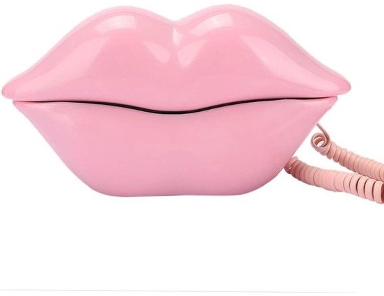 Telefoon in lippenvorm - Vaste telefoonlijn - Voor thuisgebruik - Europees design - Niet gespecificeerd - Roze
