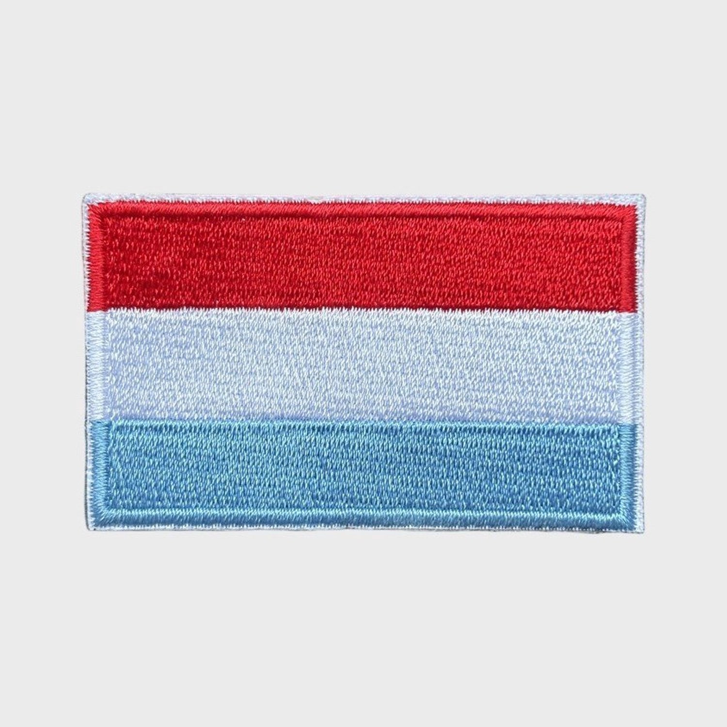 Patchy® – Luxemburgse vlag Strijk Embleem Patch 6.5 x 4 cm