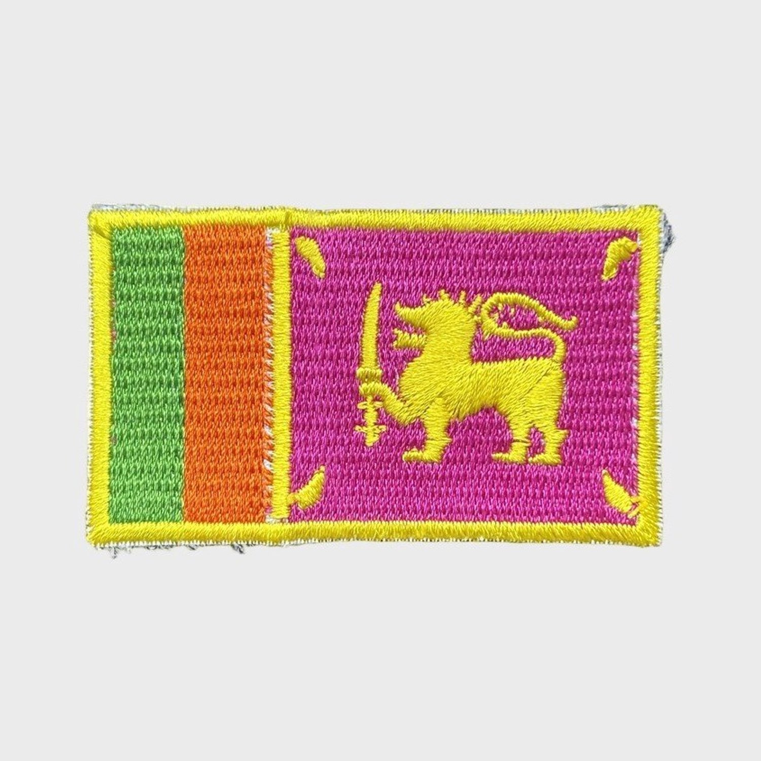 Patchy® – Sri Lankaanse vlag Strijk Embleem Patch 6.5 x 4 cm