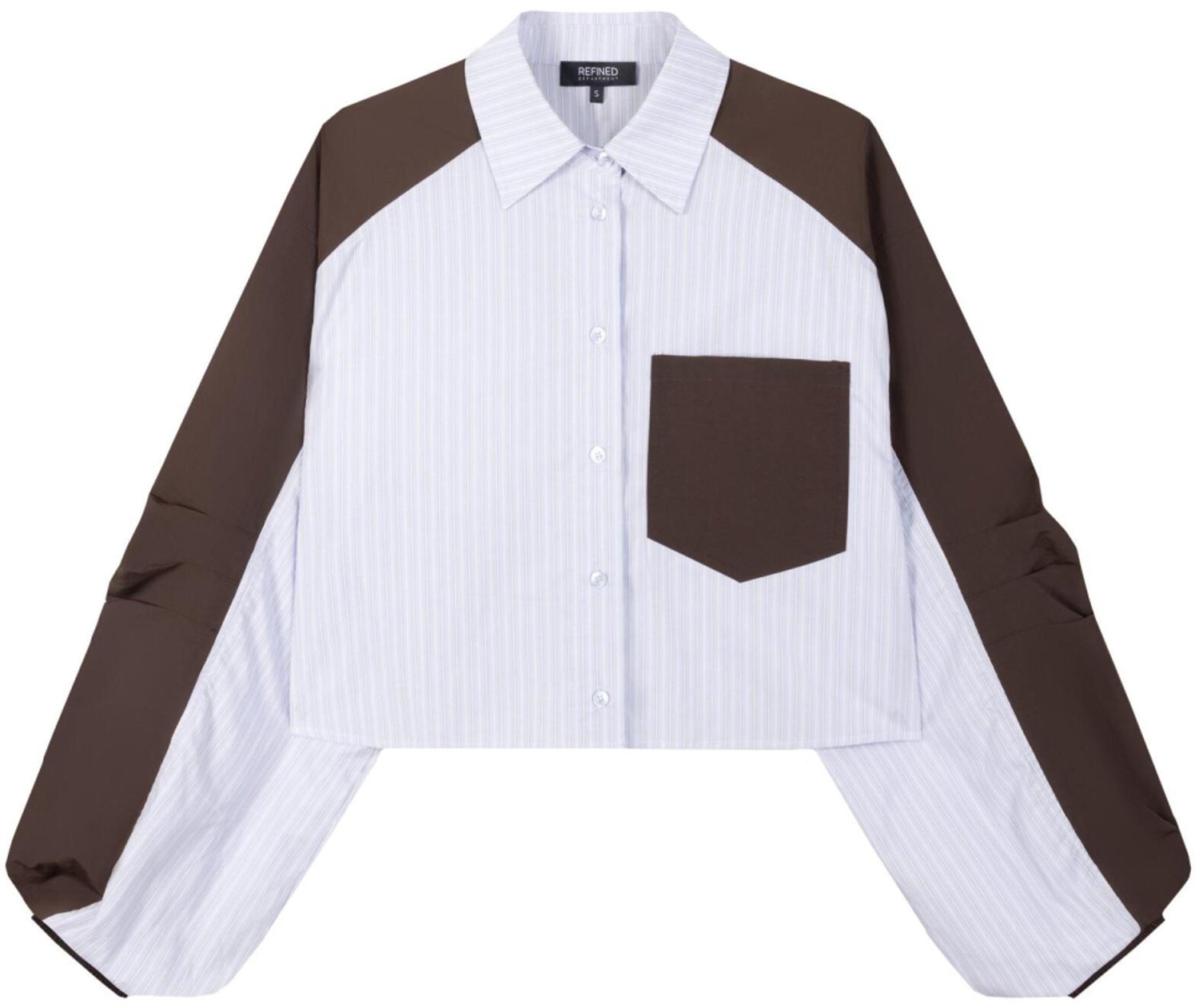 Refined Department Blouse Noor Blouse R2610952302 550 Stripe Dames Maat - L