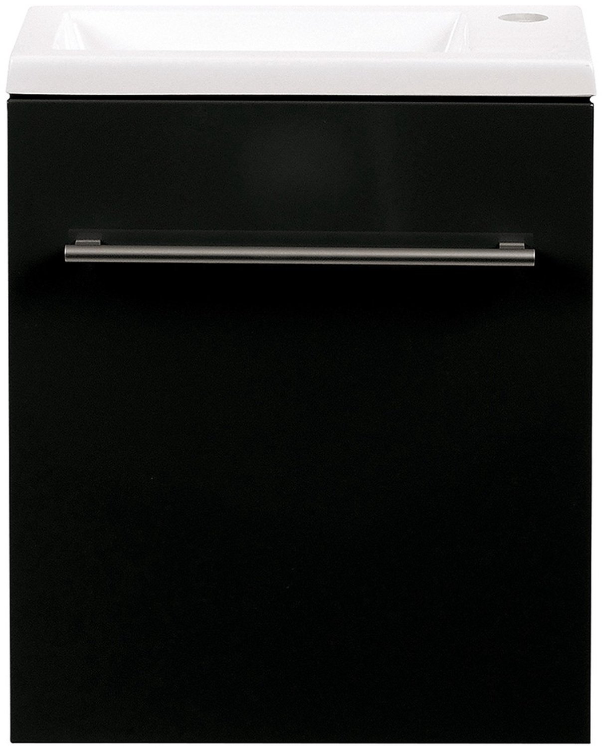 Fonteinmeubel Differnz Tight 40x22 cm Zwart