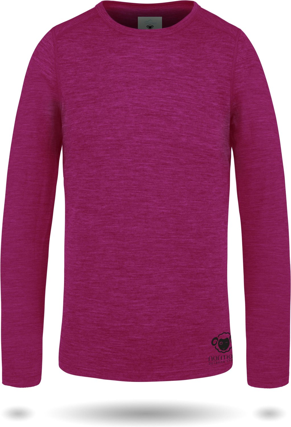 Kinder-shirt met lange mouwen van merinowol „Broome“