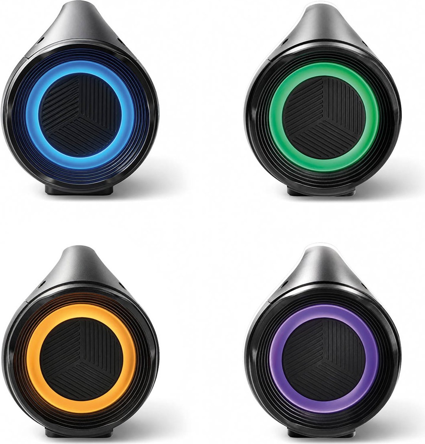 Nedis Bluetooth Party Boombox - 540 min - 2.2 - 150 W - Bronnen audio / video / data: Bluetooth / Line / USB - IPX5 - Koppelbaar - Handvat - Feestverlichting - Zwart