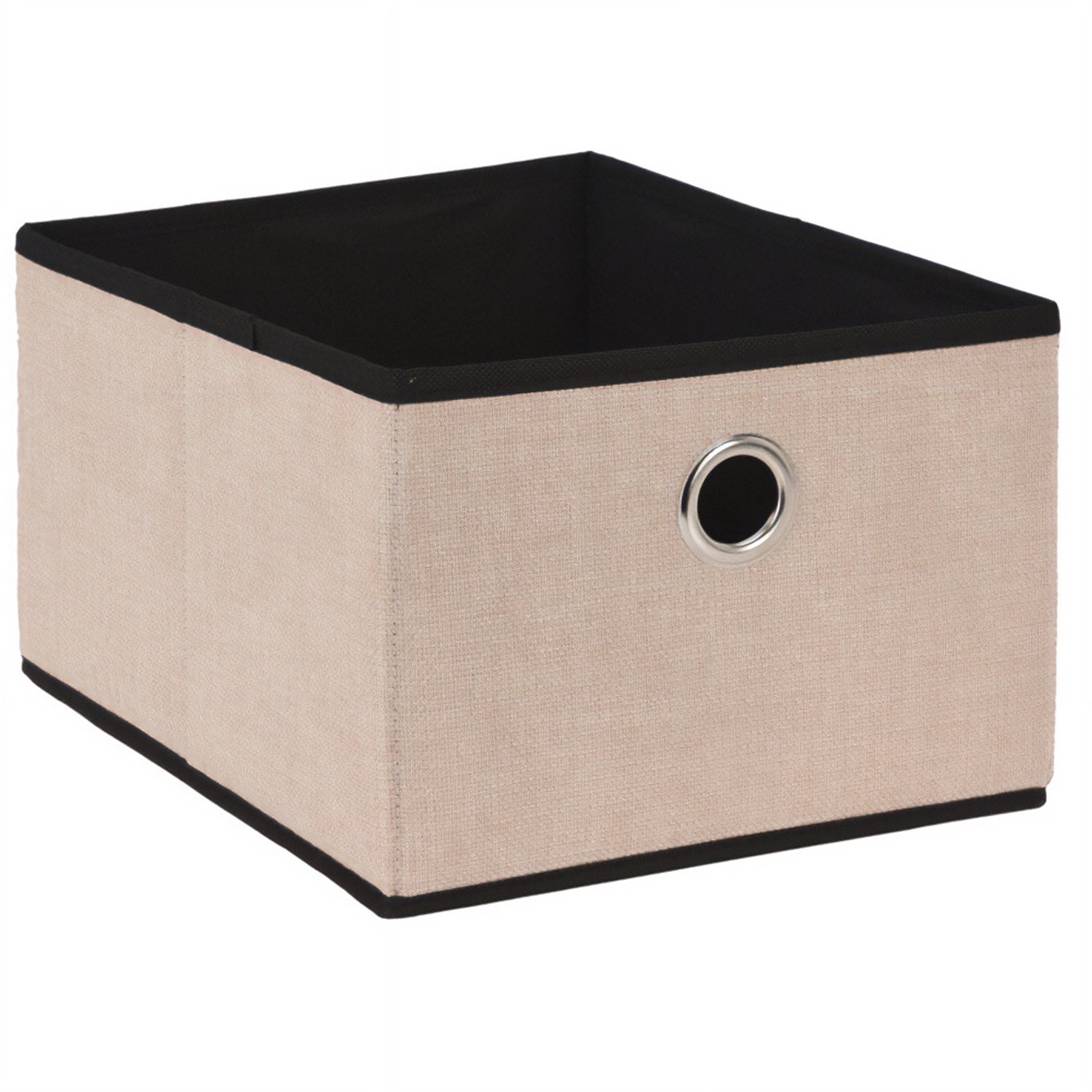 Storagesolutions - Textiel opbergbox NO-WOVEN, 32 x 25 x 18 cm - beige