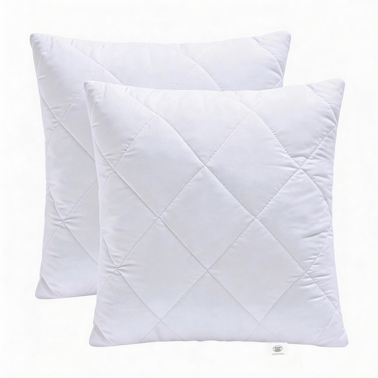 Kussens 35 x 35 cm - polyester binnenkussens - set van 2 - perfect voor bed en salon - m-winkel