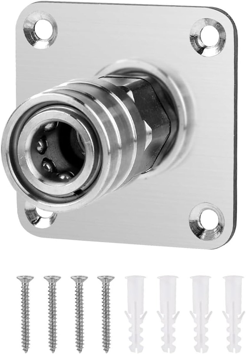 Stainless steel drukreiniger beugels voor 1/4 inch interface, geschikt voor schuimkanon en spuitmond, accessoires voor drukreinigers