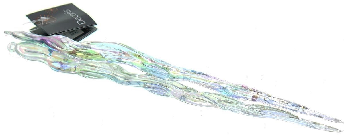 Ijspegel plastic l2b1h28 cm transparant/irs