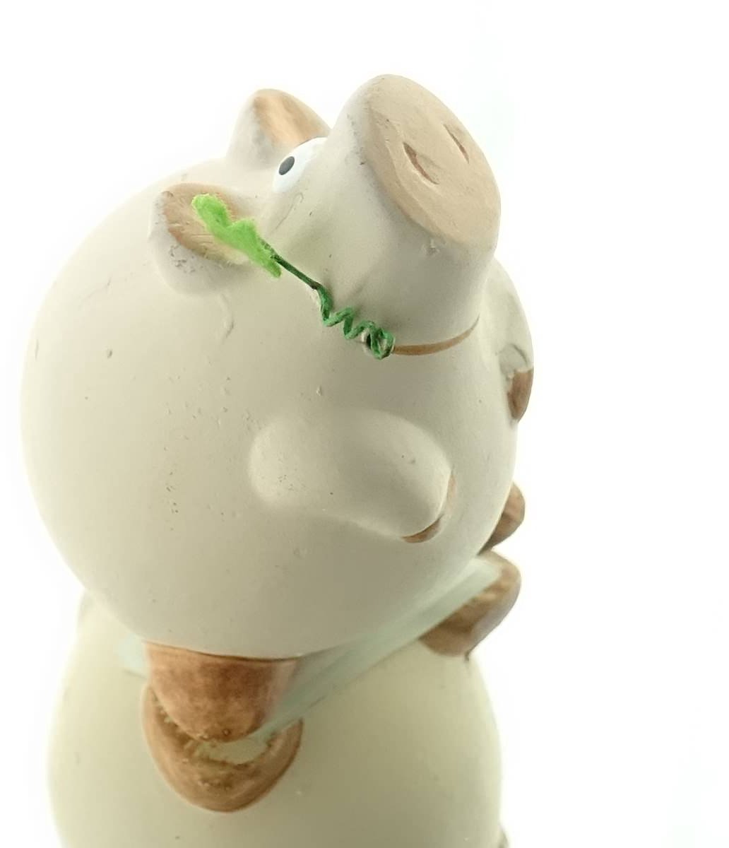 Riffelmacher & Weinberger Geluksvarkentje Zittend 7,5 cm - terracotta