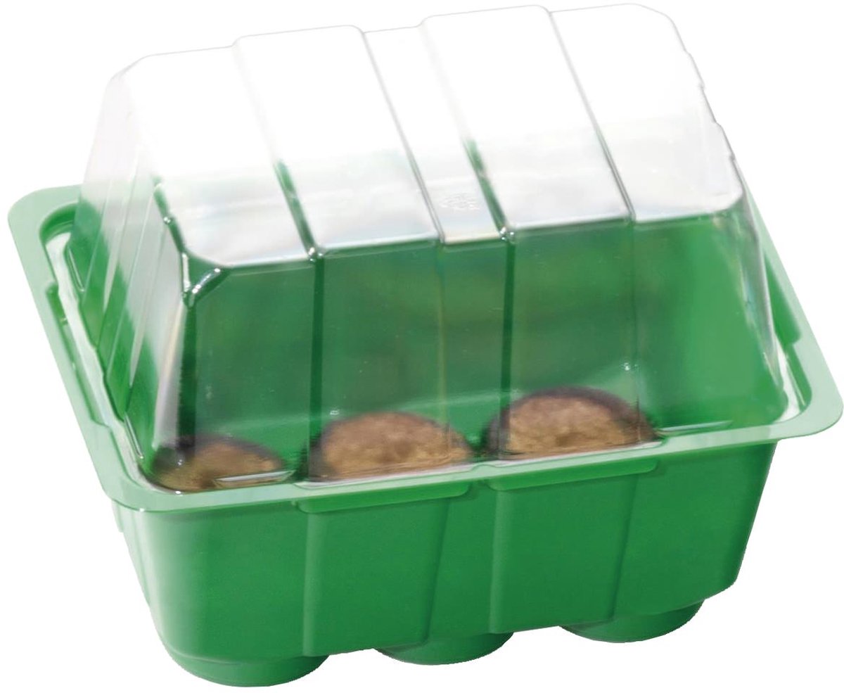 Romberg kweekkas XS Plus Coco groen 16 x 11 cm 6 kokostabletten