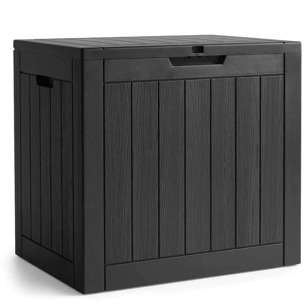 Prime Home Tuinkist - Tuinkist voor buiten - Gereedschapcontainer - Balkonkist - Balkonkist buiten - Pakketkast - Brievenbus pakketbox - Pakketbrievenbus - Parcelsafe - Tuin - Bezorging - Veilig - Waterdicht - Kunststof - 117L - Zwart