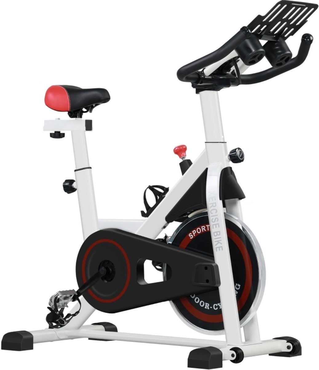 MODFU-Ergometer-Hometrainer-Magnetische Weerstand-Lcd-Display-Verstelbaar-Wit/Zwart
