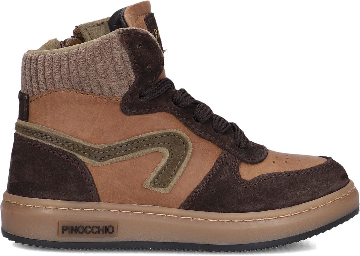 Pinocchio P1803 Sneakers - Jongens - Camel - Maat 28