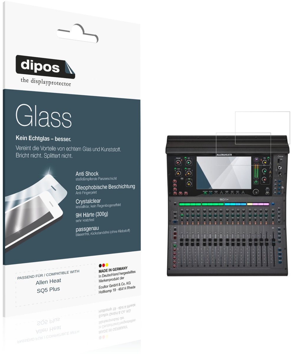 dipos – 2x Pantserfolie geschikt voor Allen Heat SQ5 Plus | 9H Screenprotector
