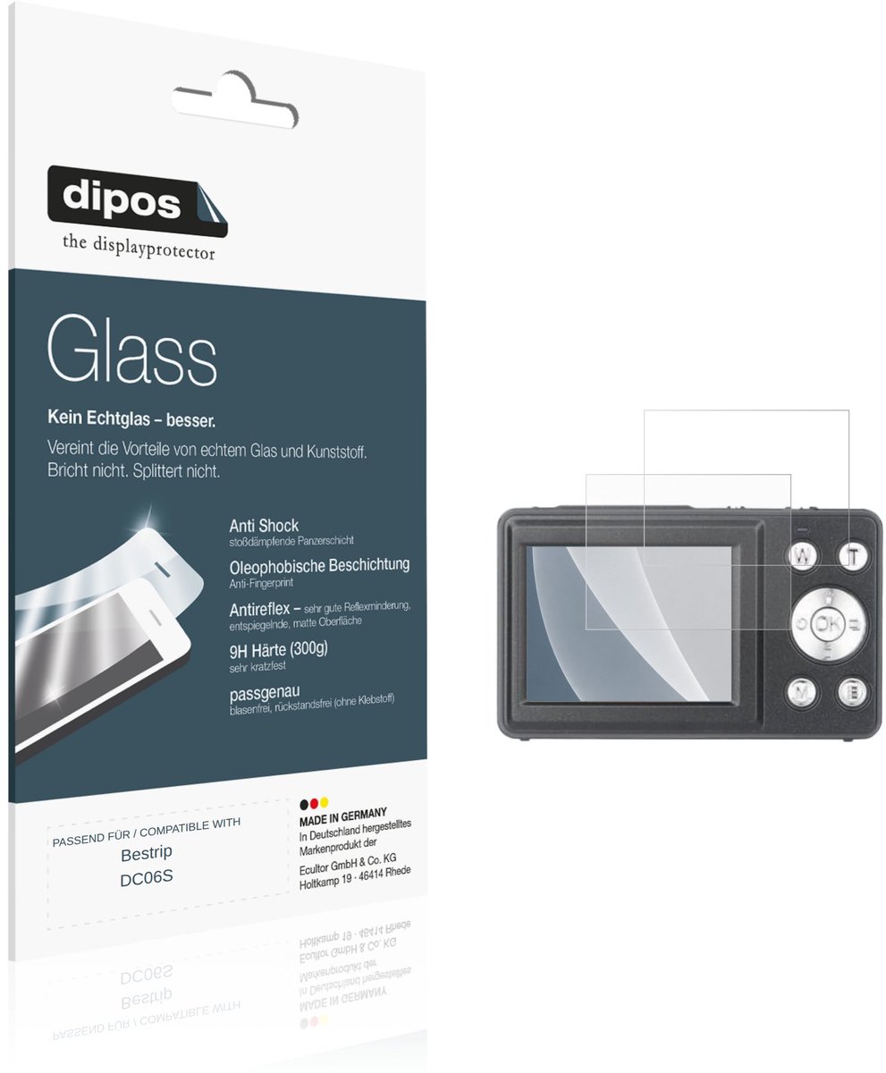 dipos – 2x Matte Pantserfolie geschikt voor Bestrip DC06S | 9H Screenprotector