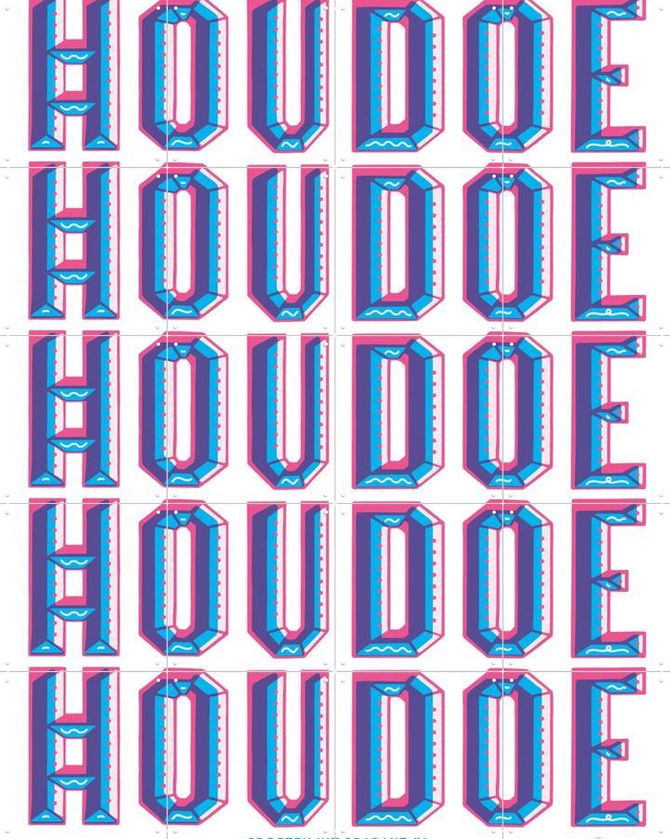 IXXI Houdoe, Studio Boot - 80 x 100 cm - Gratis ophangtool - Grote wanddecoratie en posters - Kleurrijk, Illustraties, Grafisch Ontwerp, Pop art
