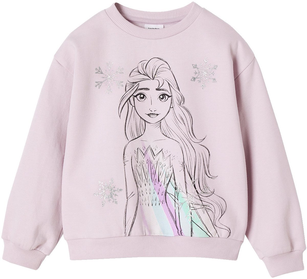 REINE DES NEIGES Sweater met glitter FROZEN Elsa
