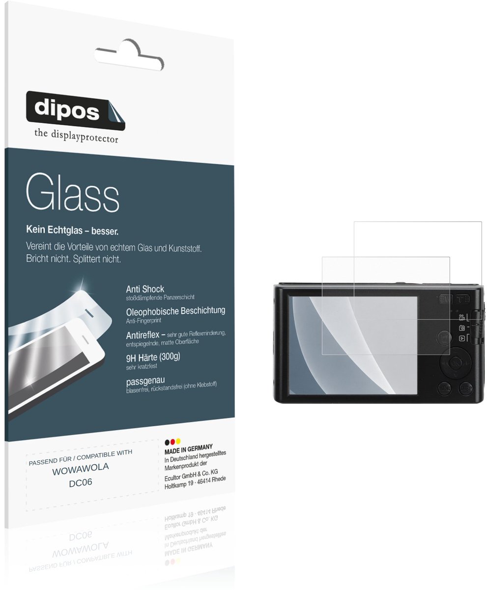 dipos – 2x Matte Pantserfolie geschikt voor WOWAWOLA DC06 | 9H Screenprotector