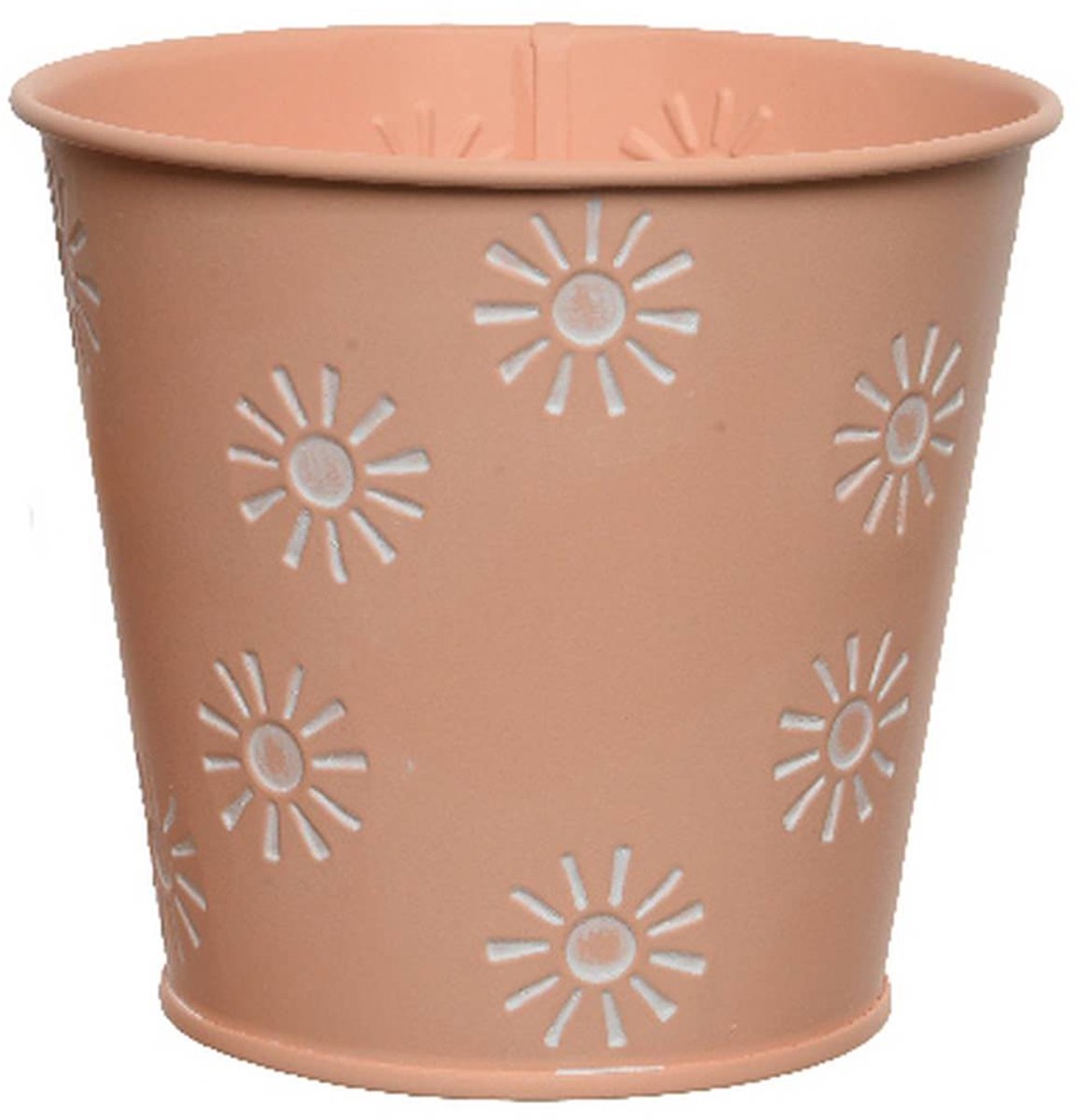 Kaemingk bloempot Sonne Peach zalmkleurig Ø 16 cm metaal