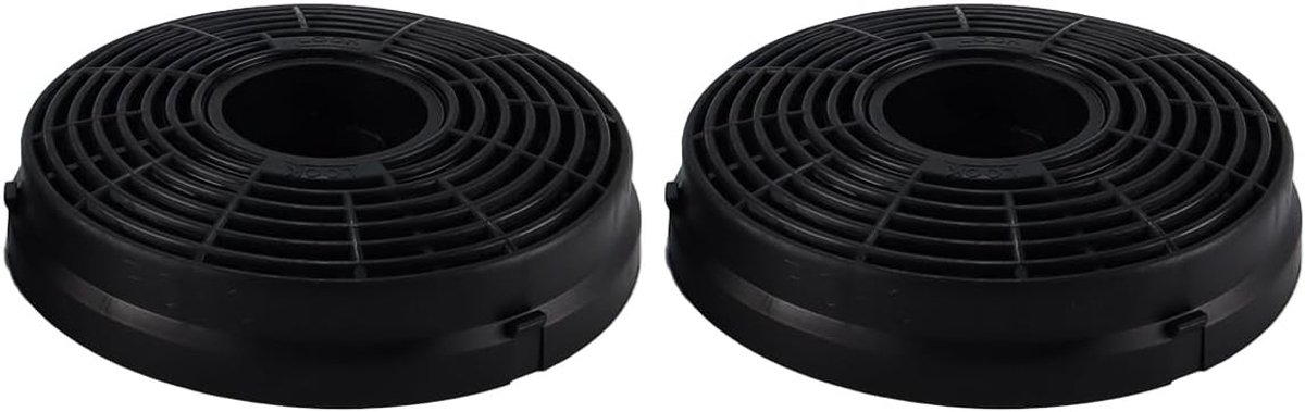 Set van 2 Actieve Koolstoffilters voor Afzuigkappen, Vervangingsfilters voor Luchtzuivering en Geurabsorptie