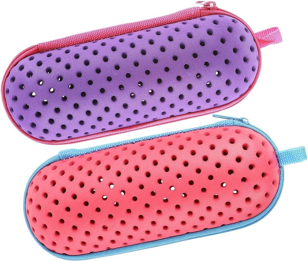 EVA zwembrillenhoesjes voor het veilig opbergen van zwembrillen, petten en accessoires - Set van 2 stuks