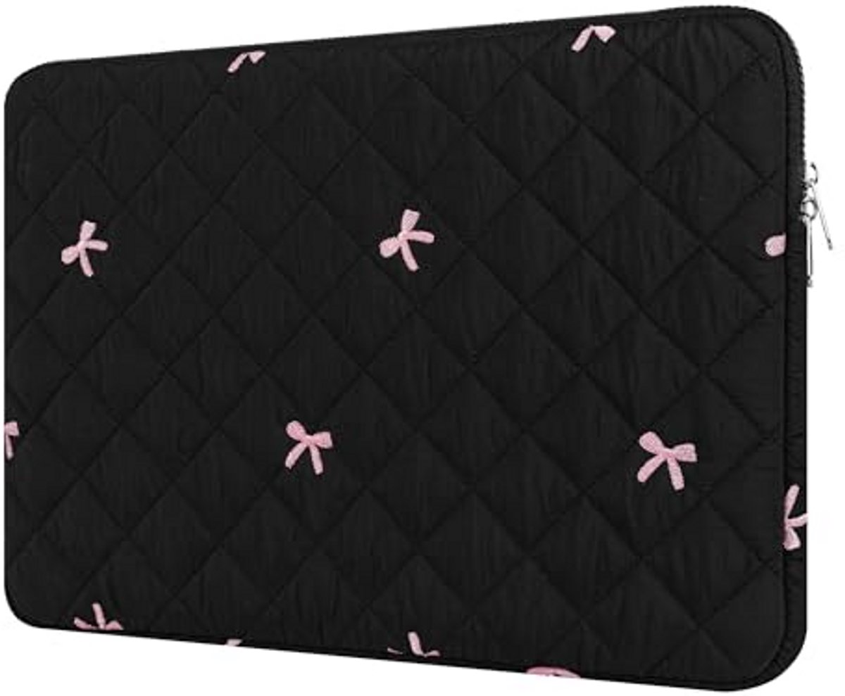 Laptophoes 13-14 Inch, Beschermende Laptop Sleeve met Opbergvak, Slanke Laptoptas voor Notebook, Ultrabook en Dagelijks Gebruik