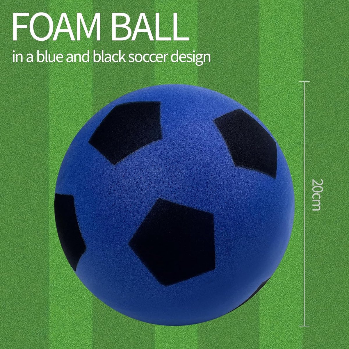 21 cm voetballen, waterballen, herbruikbaar, zachte, veilige schuimballen, duurzaam, licht, ideaal voor strand, zwembadfeest, indoor en outdoor activiteiten