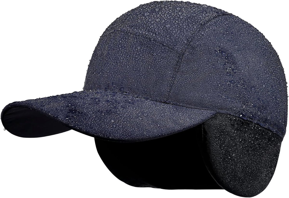 Honkbalpetten met oren, warm, zacht, fleece, 56-60 cm, verstelbaar, wintermuts voor heren en dames