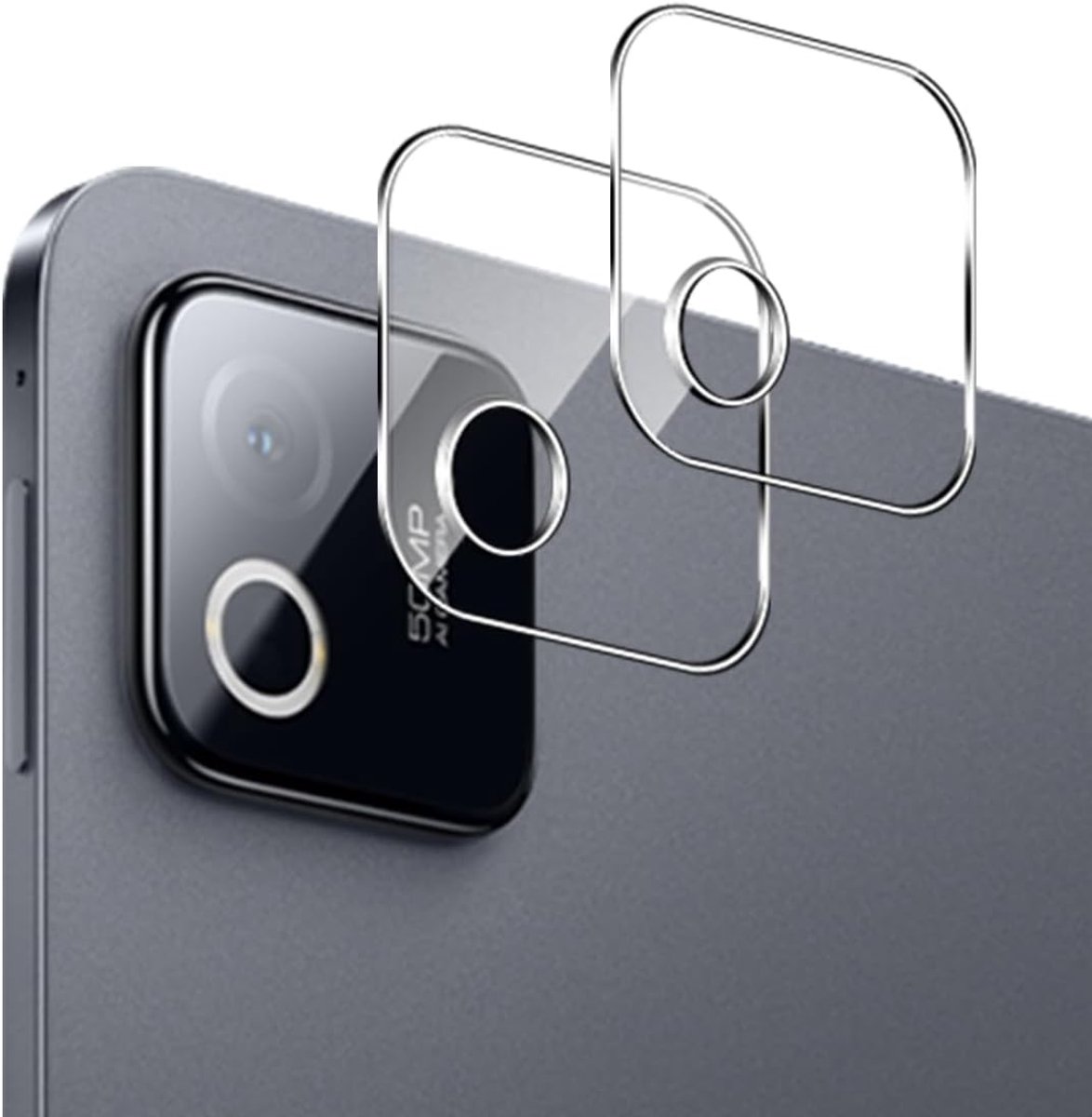 Lutree Voor Xiaomi Pad 8/Xiaomi Pad 8 Pro, pantserglas, camerabescherming, 2 stuks 9H hardheid, anti-kras glas, HD-camerabescherming, displaybescherming