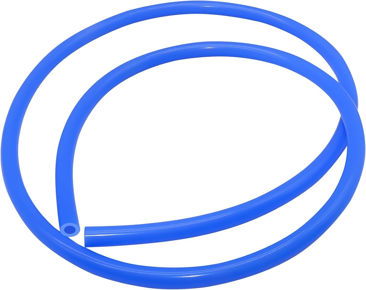 Vacuümslang 4mm ID 10mm OD 3mm wanddikte 1,5 meter (4,9 voet), siliconen vacuümslang voor motor (blauw)