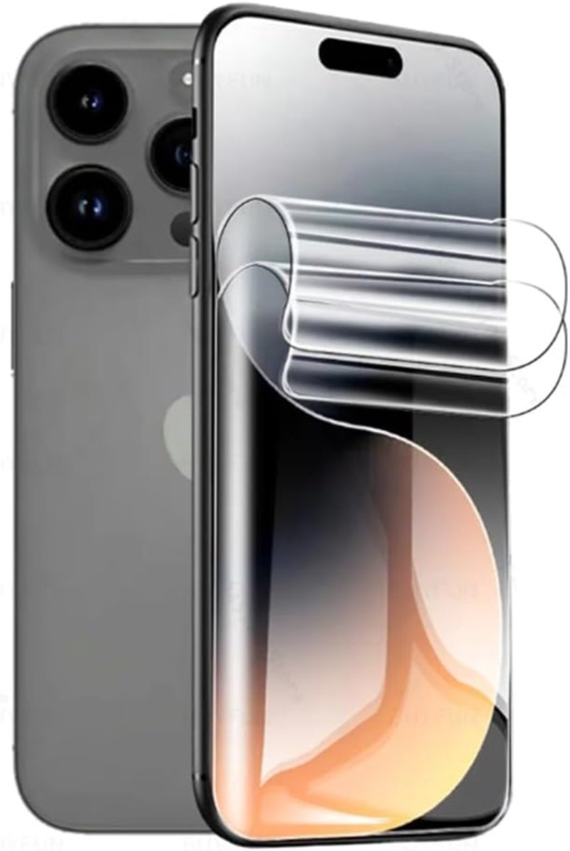 2pcs hydrogel film voor iphone 15 Pro 6.1" 2023