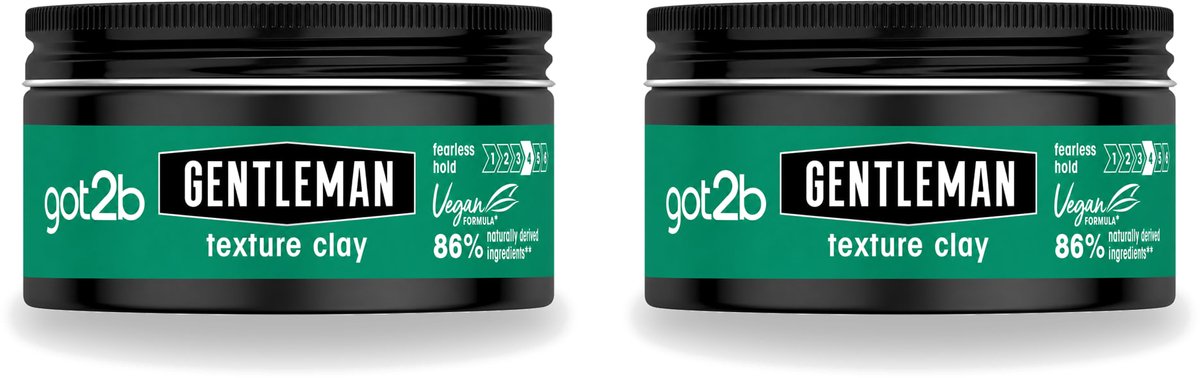 2 x Got2B - Texture Clay - Gentleman - 100 ml - Voordeelverpakking - 2 stuks