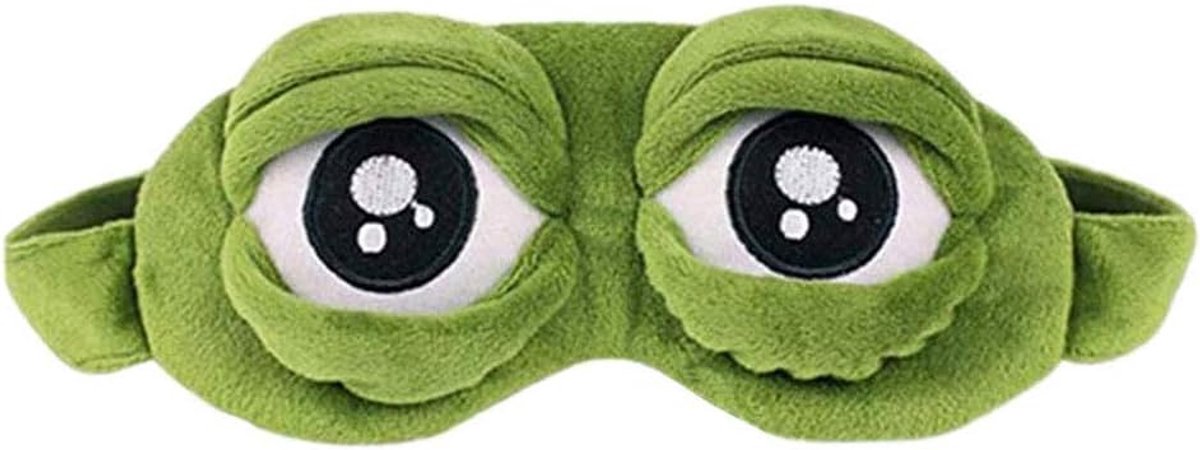 kikkeroogmasker om te slapen, kikker reizen ooglapje