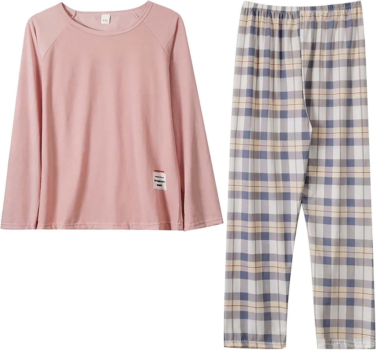 Pyjama voor dames, zomer, katoen, licht, broek, pyjamaset, katoen, dames,