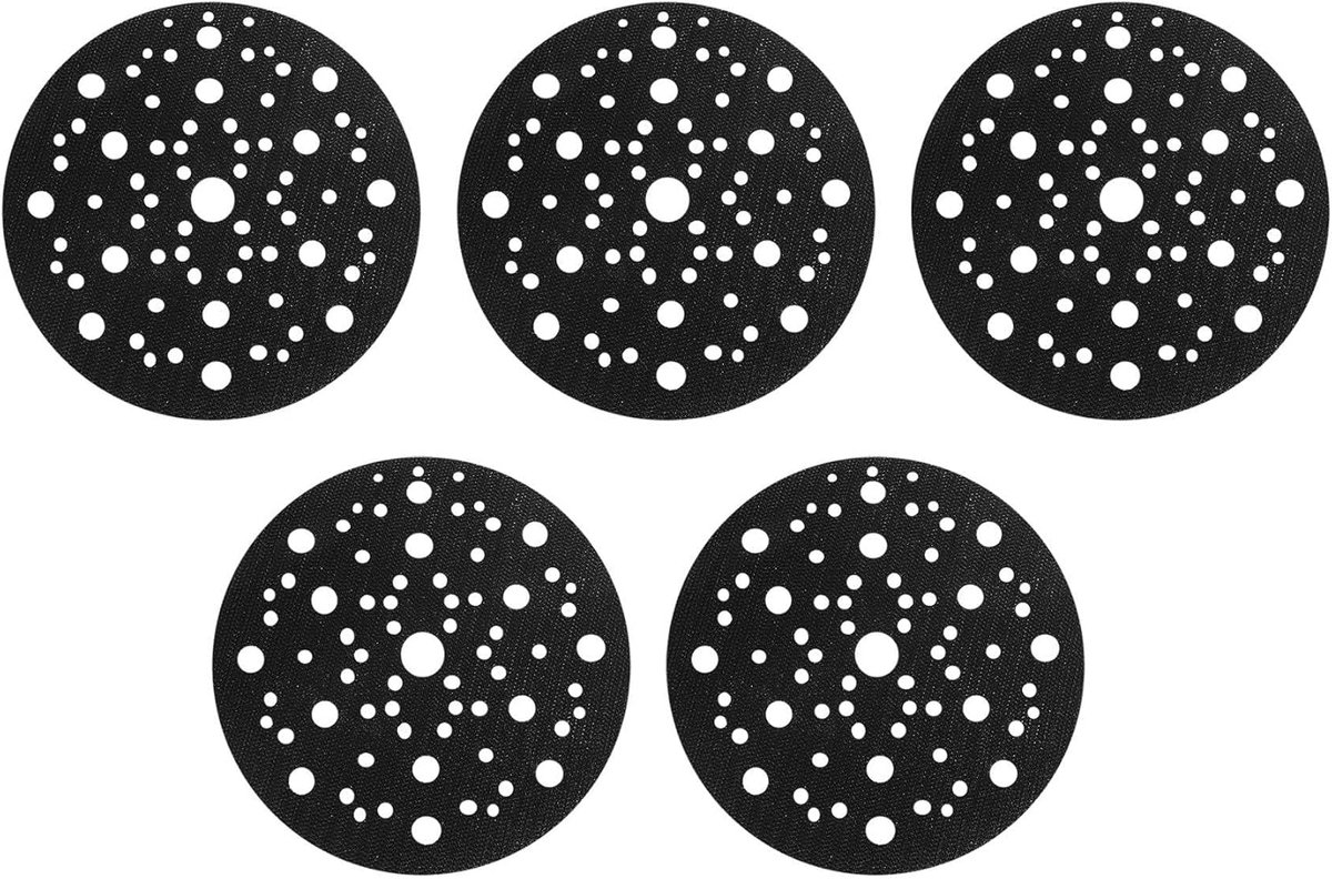 5 stuks beschermkussens Ø 150 mm 67 gaten ter bescherming van je schuurschijf klittenband, beschermkussen