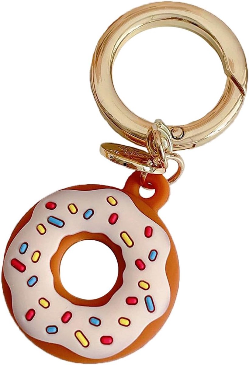 Hoes voor AirTags hanger, zachte TPU-hoes met sleutelring, compatibel met AirTag-tracker, AirTag-sleutelhanger, mini-hoes voor AirTags tracker, krasbestendig, wasbaar