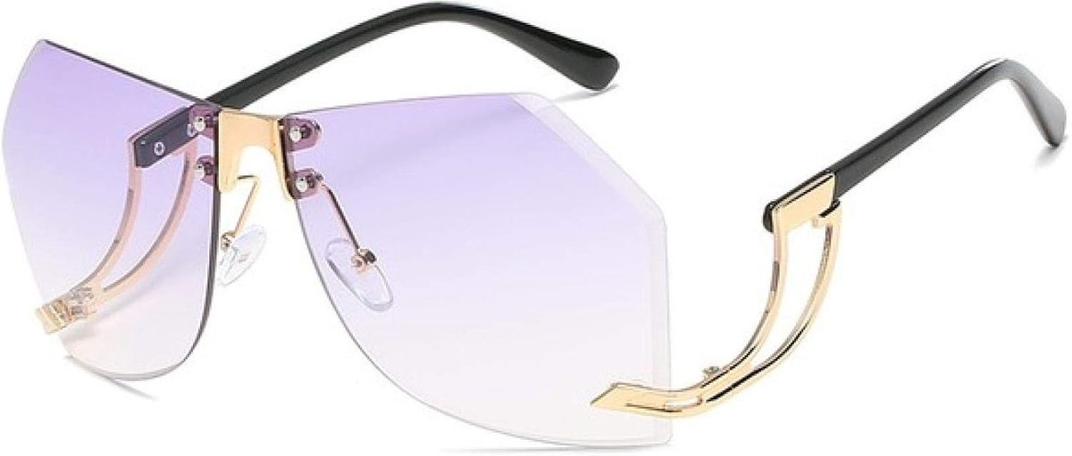 32G Onregelmatige Frameless Zonnebril Women'S Gradient Legering Frame Mode Kleur vrouwen