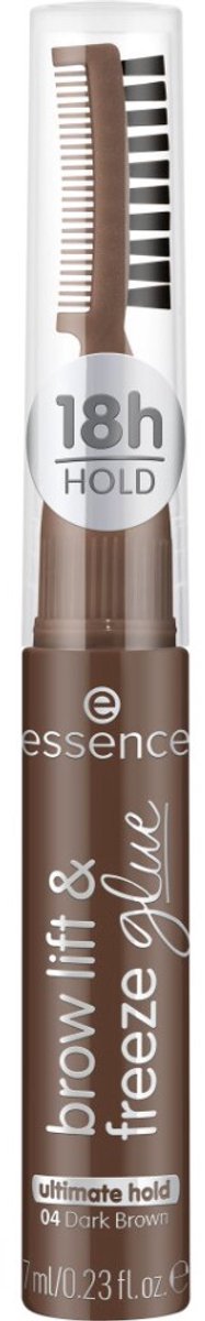 Essence - Brow Lift & Freeze Wenkbrauwlijm voor Vormgeving en Fixatie - 04 Dark Brown