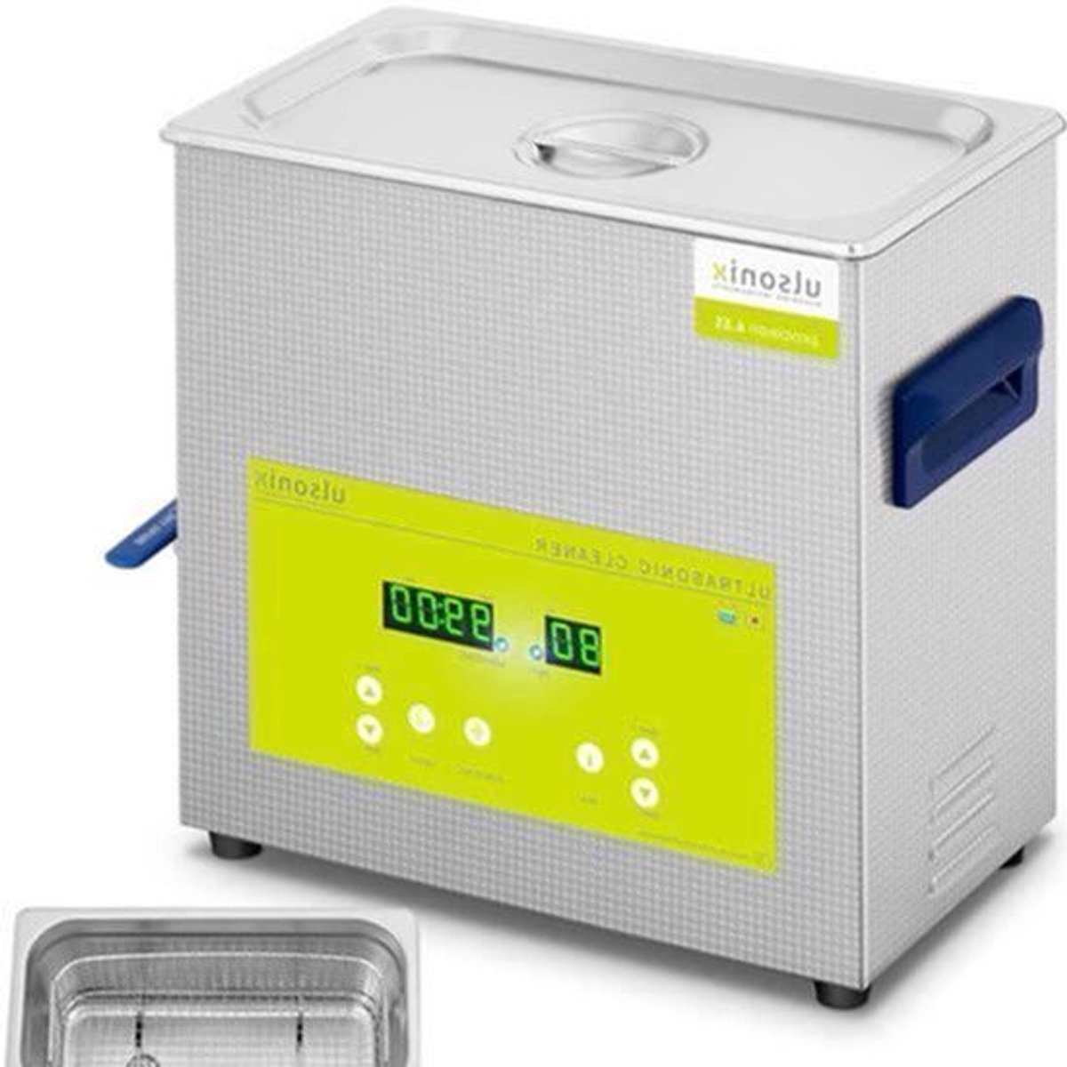 Ultrasoon Reinigingsapparaat – Ultrasone Reiniger – Ultrasoon Bad – Sieradenreiniger – Lab Reinigingsapparaat – 6,5L Inhoud – 180W Met Degasfunctie