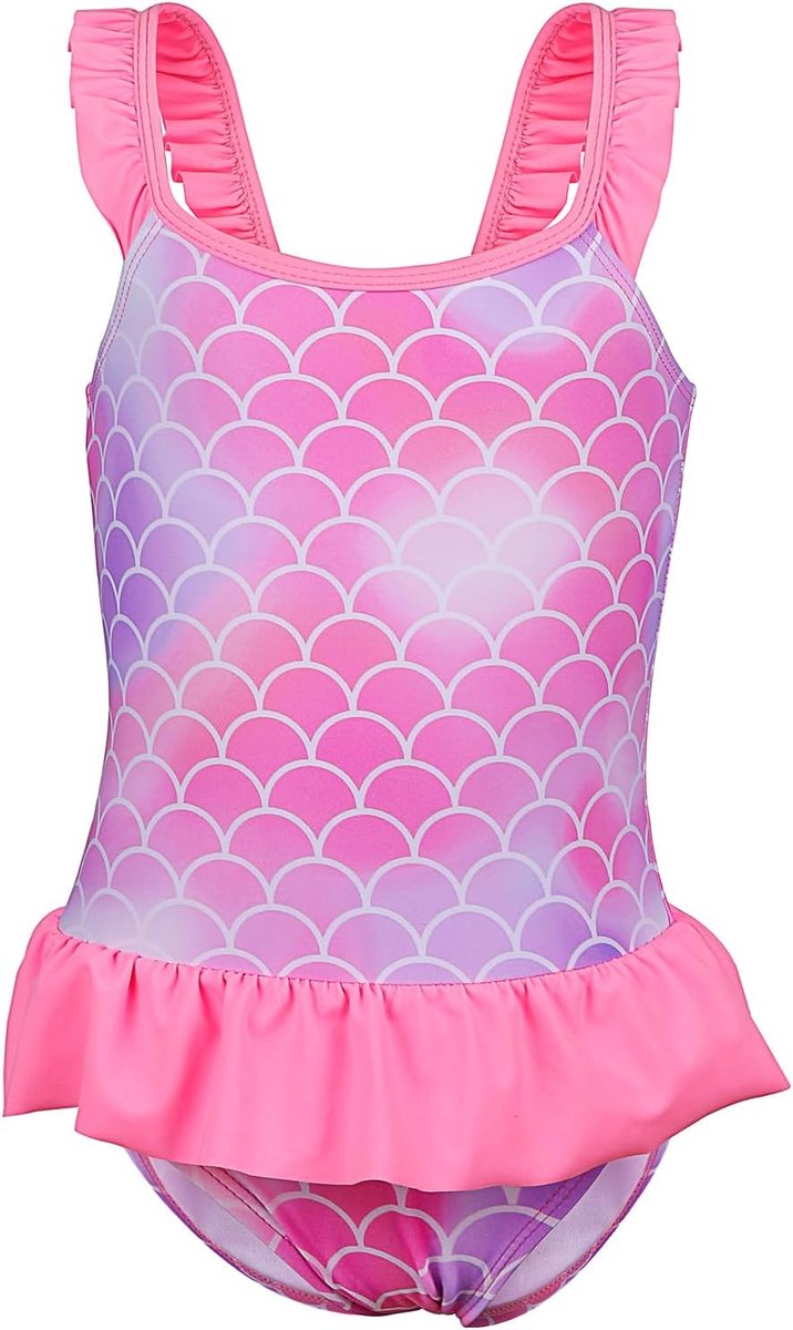 Zwemkleding voor Meisjes Eendelig Badpak Peuter Schattige Ruches Zwemkleding Sneldrogende Zomervakantie Bikini voor Kinderen 2~7 jaar
