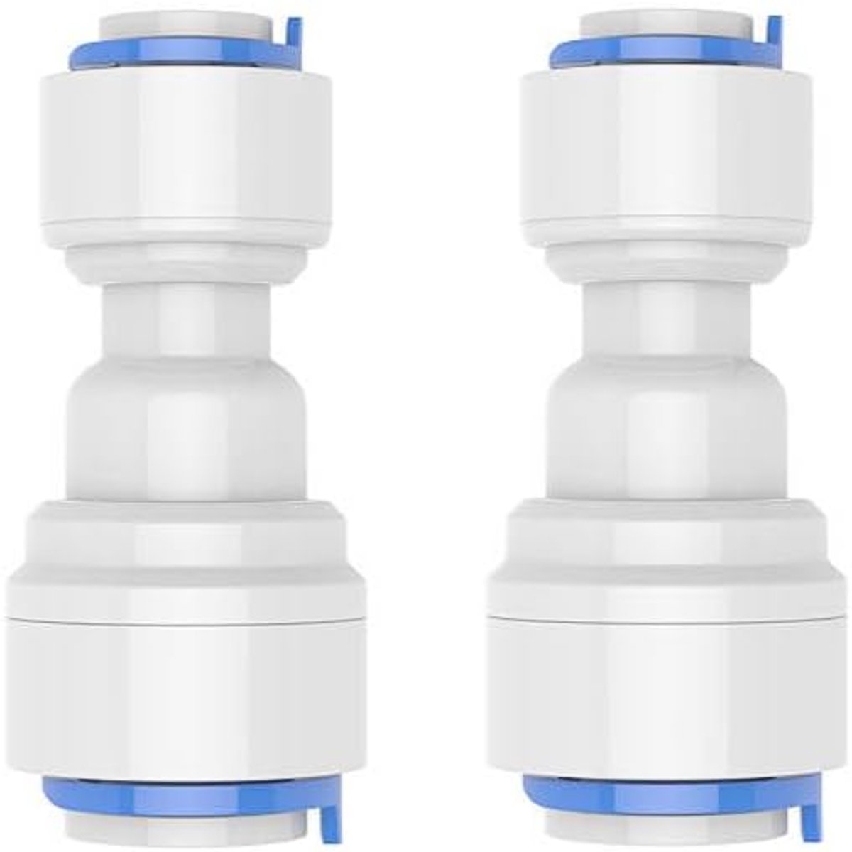 recht 3/8" naar 1/4" - snelkoppeling voor slang en slang voor Side by Side koelkast, waterfilter en osmose-systeem
