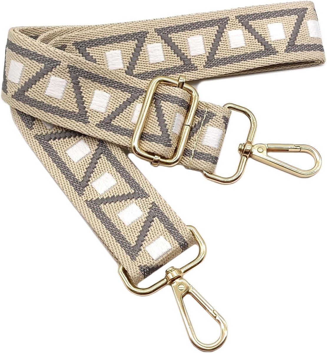 schouderriem voor damestassen, brede tasriem, rood-groen, verstelbare schouderriem met gouden karabijnhaak, duurzaam voor crossbody tas, handtas, doe-het-zelf schouderaccessoires voor