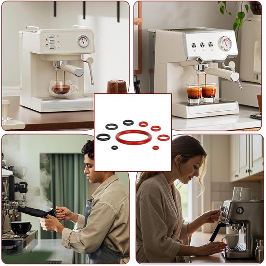 30 stuks afdichtringen set, afdichting O-ringen voor Philips volautomatische koffiemachine afdichting ORing assortiment voor Saeco volautomatische koffiemachine accessoires voor reserveonderdelen — afbeelding 5