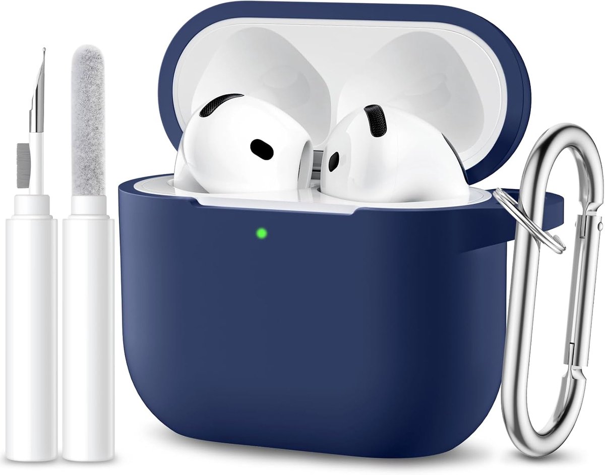 Zachte siliconen hoes voor AirPods 4 Case - AirPods 5 Case, Deep