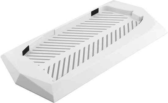 Standaard voor PS5 Slim Disc Edition, verticale basishouderstandaard voor Playstation 5 Slim Disc Edition-console met ingebouwde koelopeningen en antislipvoetjes (wit) — afbeelding 3